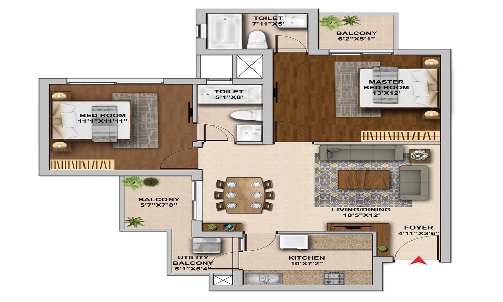 2 BHK