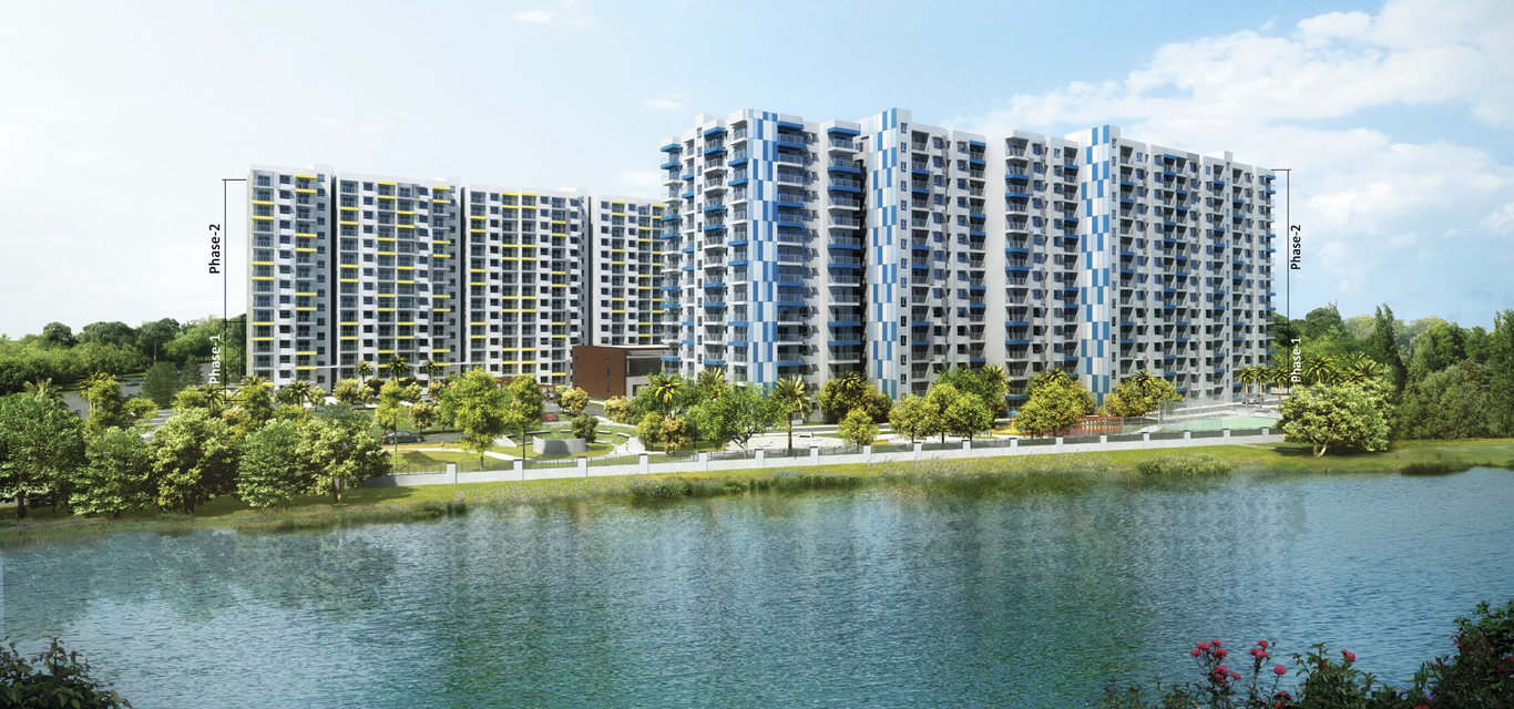 Adarsh Palm Retreat Lakefront Image 1