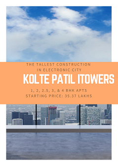 Kolte Patil ITowers Exente: A new residential project which is the tallest building in Electronic city
