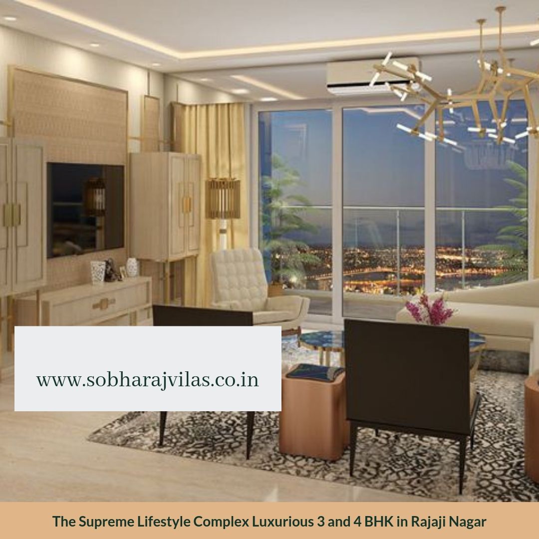The Supreme Lifestyle Complex Luxurious 3 and 4 BHK in Rajaji Nagar