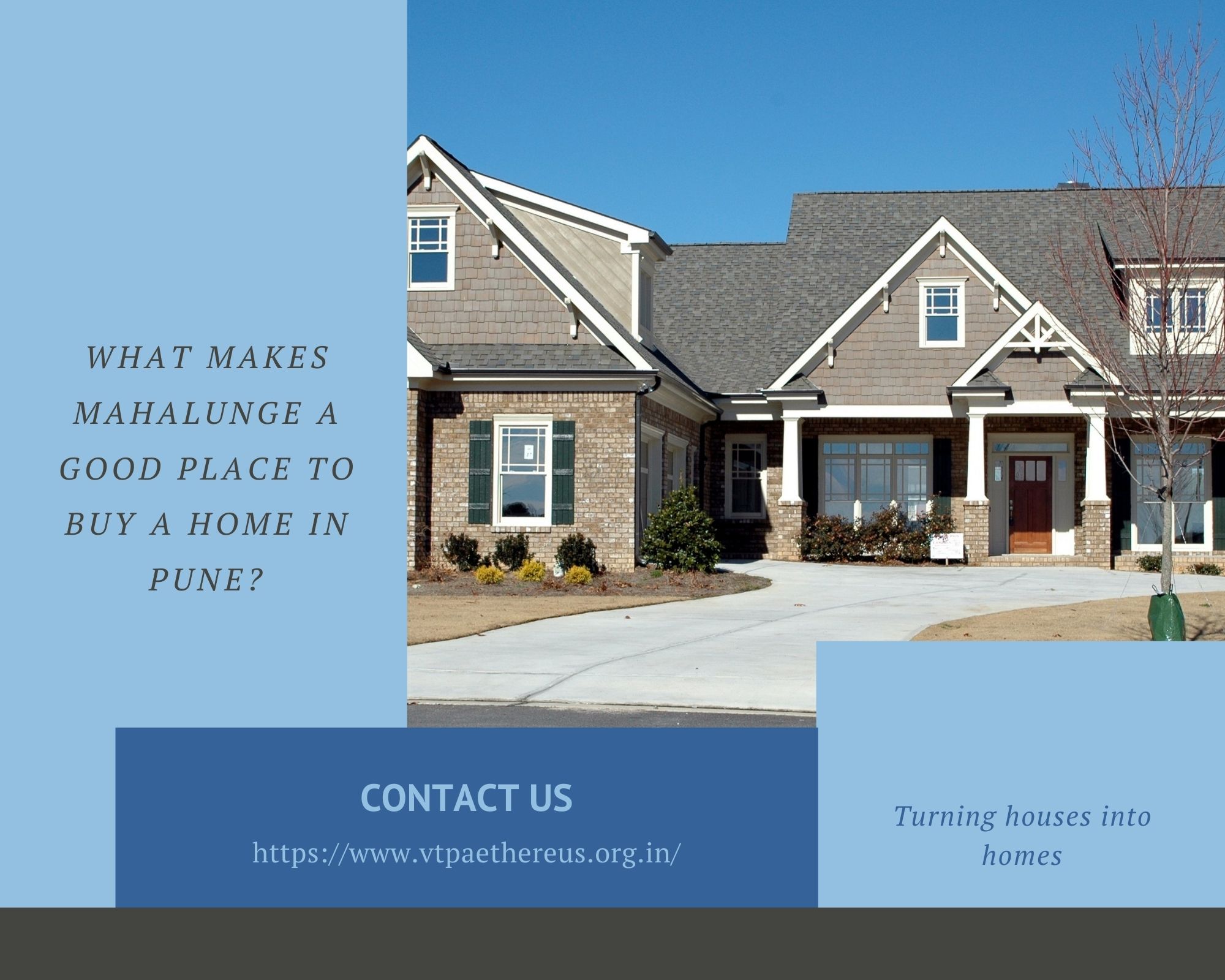 What makes Mahalunge a good place to buy a home in Pune