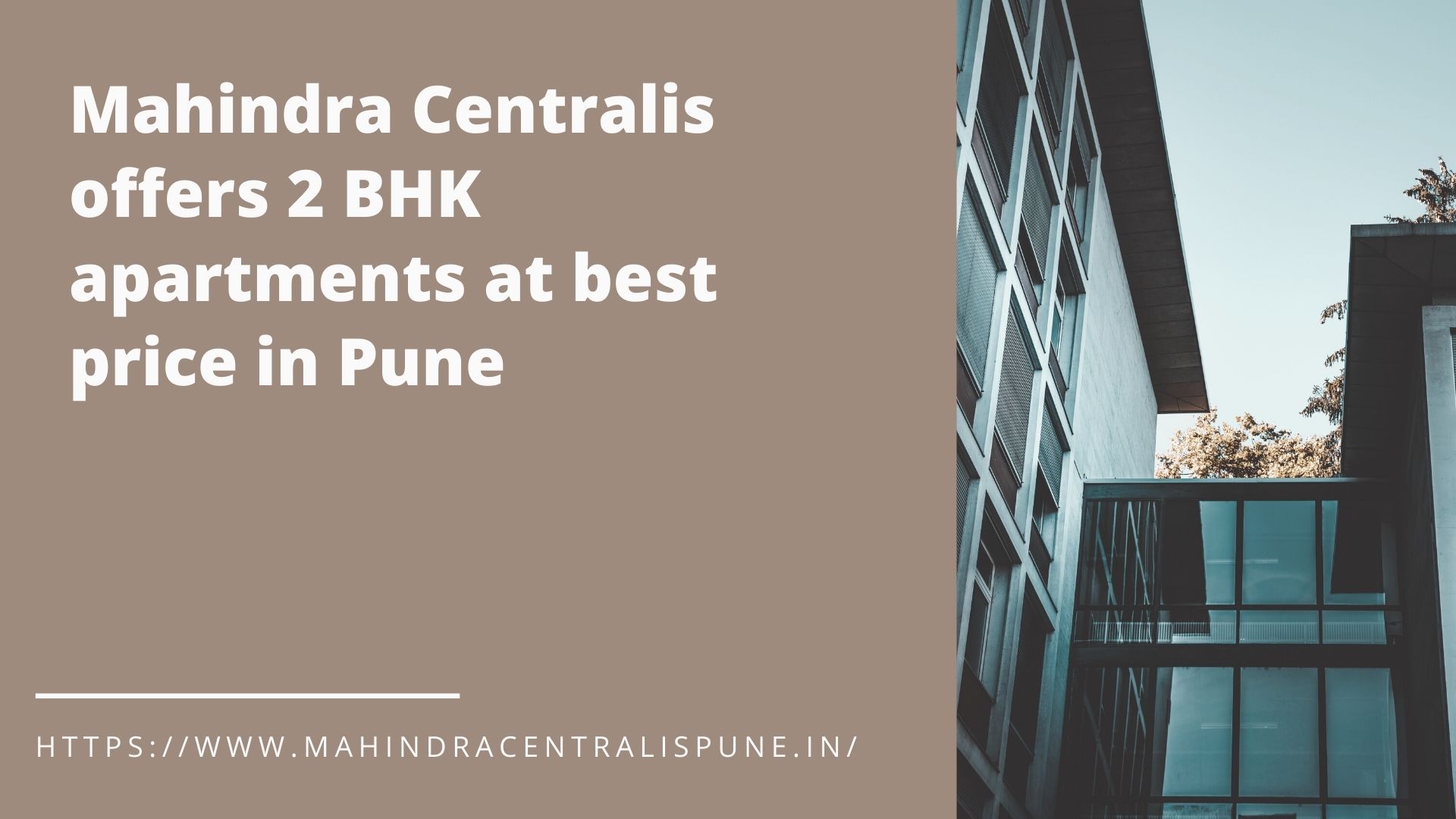 Mahindra Centralis offers 2 BHK apartments at best price in Pune