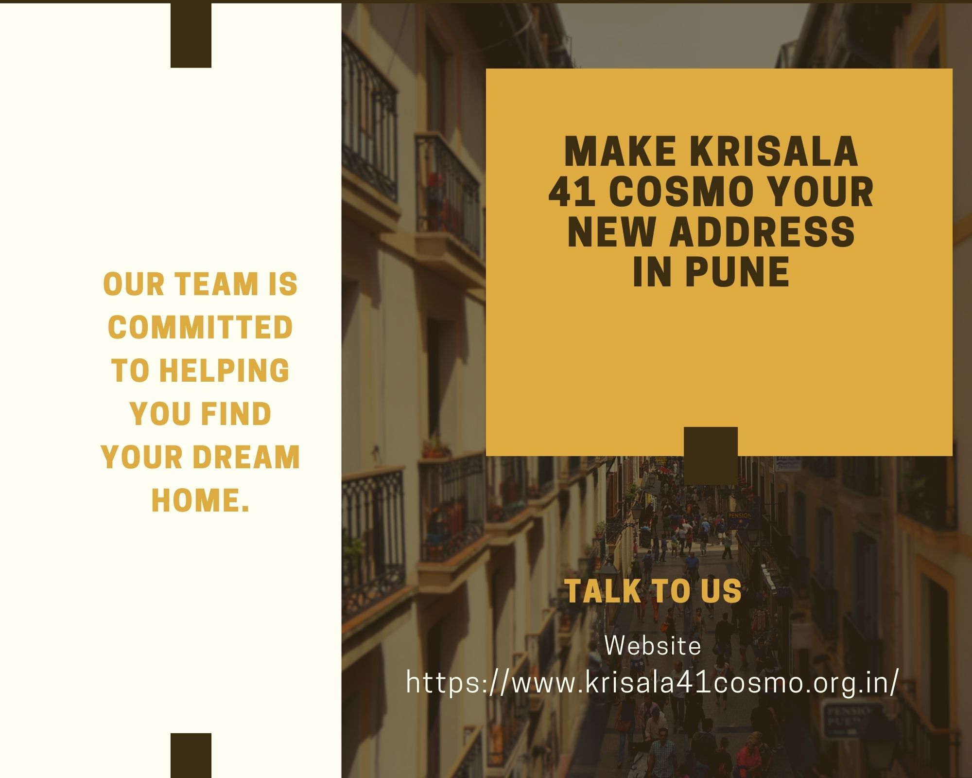 Make Krisala 41 Cosmo your new address in Pune