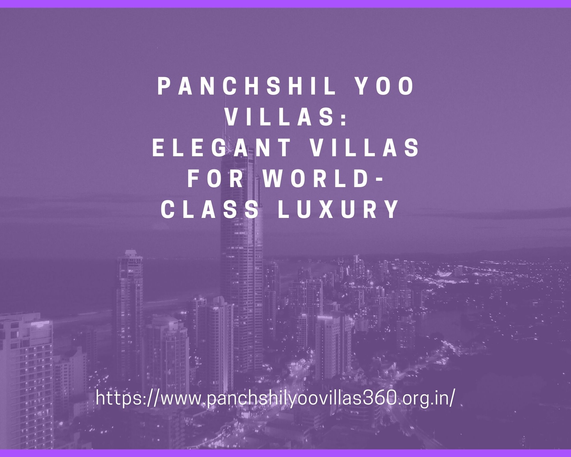 Panchshil Yoo Villas: elegant villas for world-class luxury