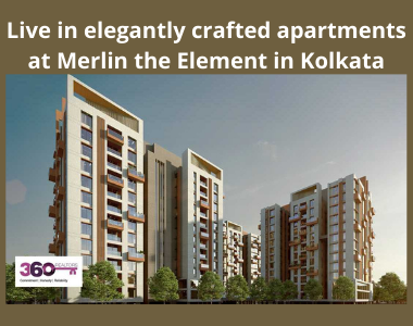 Live in elegantly crafted apartments at Merlin the Element in Kolkata